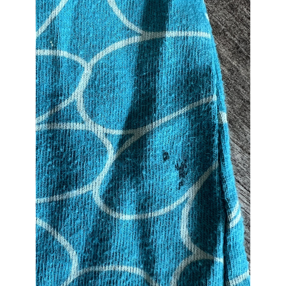 Size 5 Old Navy Turquoise Long Floral Tank Maxi‎ Dress - Picture 5 of 5